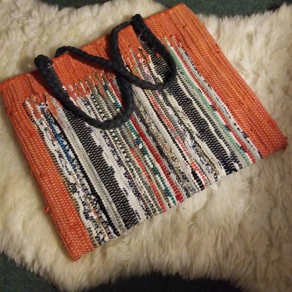 Ecote Multi Colored Rug Tote - Picture 1 of 6